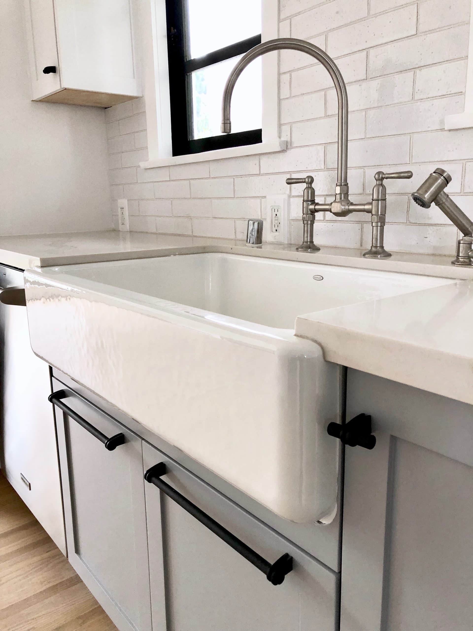 Alt tag for Beautiful Farmhouse Sink: Kitchen Remodel