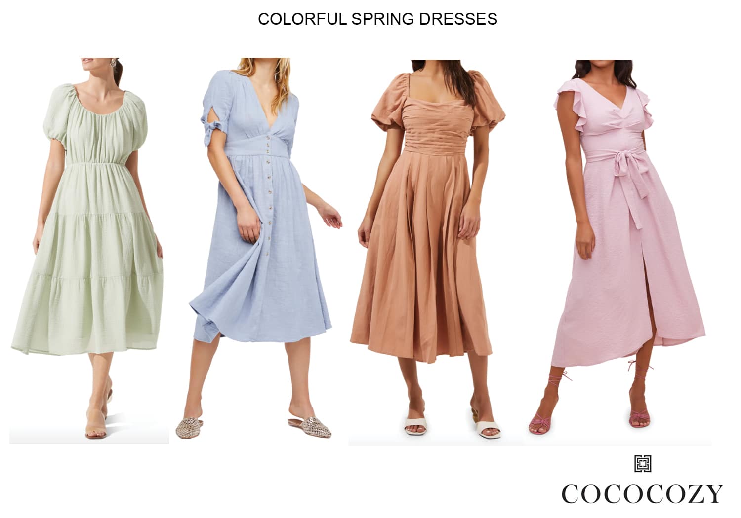 Alt tag for Colorful Spring Dresses