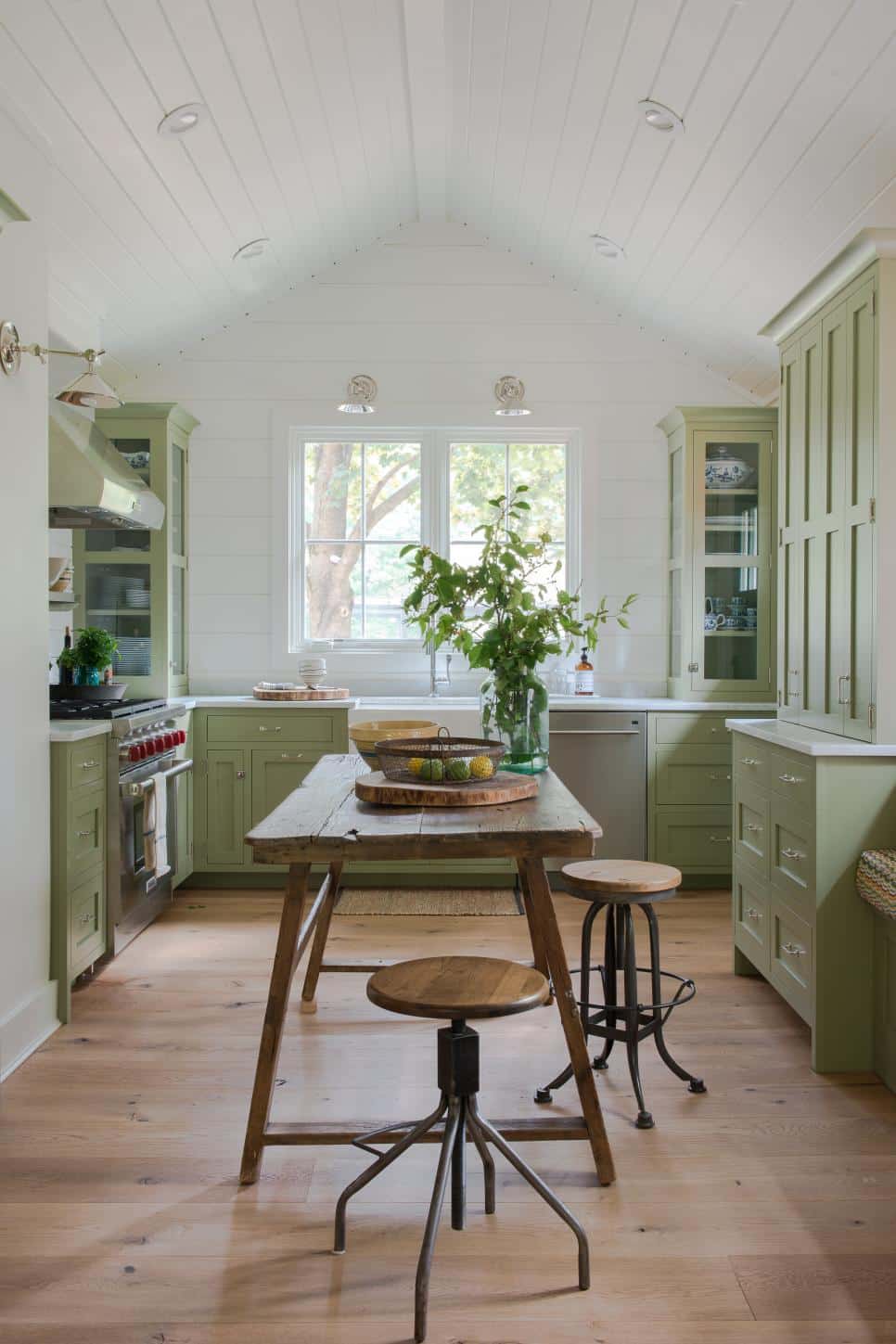 Alt tag for Anything but a White Kitchen Green