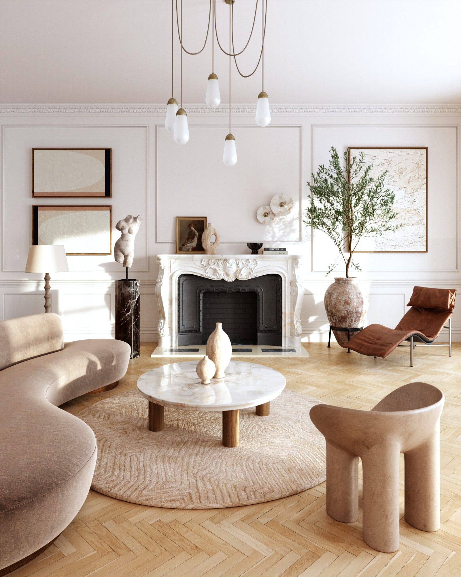 Cozy+Neutral+Home+Styled+With+Earth+Tones