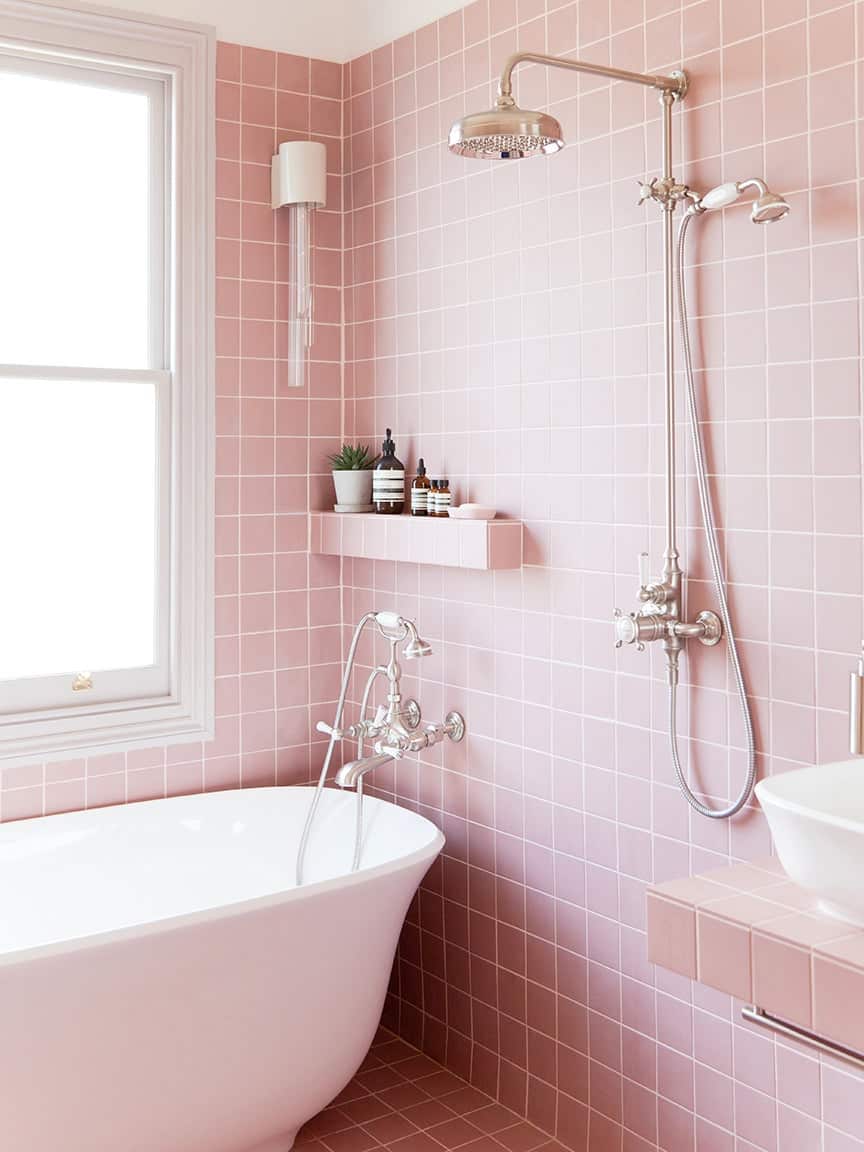 Alt tag for 00-FEATURE-Pink-Bathroom-Tiles-Domino-01