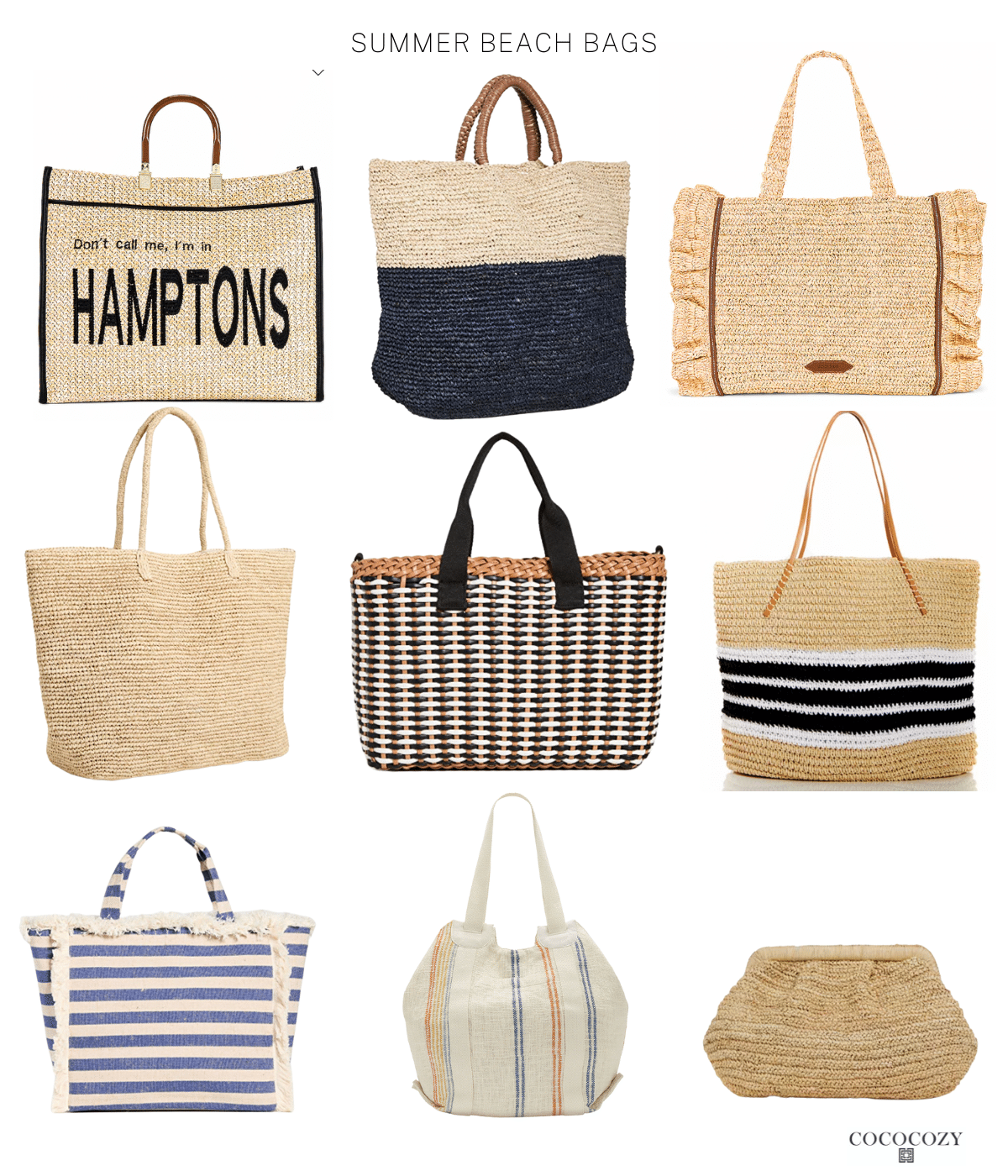 An Easy Guide to Organizing Your Beach Bag For Summer COCOCOZY