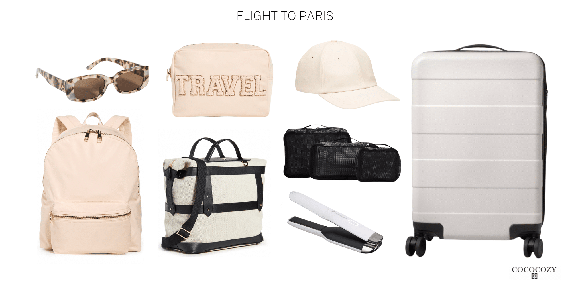 Alt tag for paris-travel-luggage-cococozy