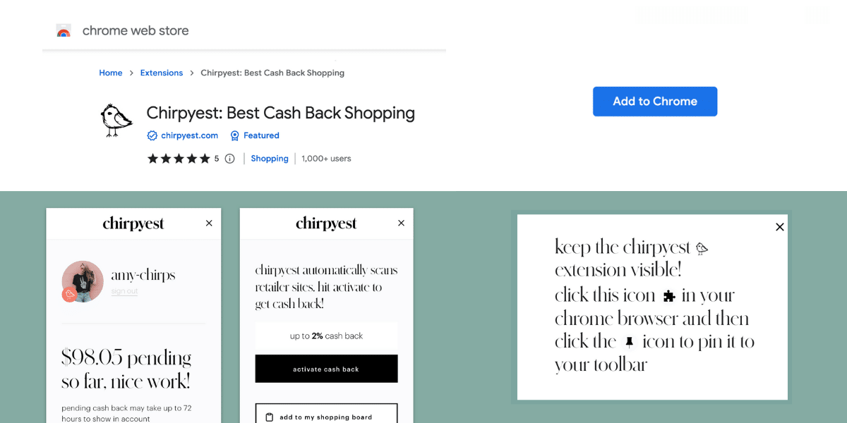 Alt tag for how-I-earn-cash-back-from-chirpyest-cococozy