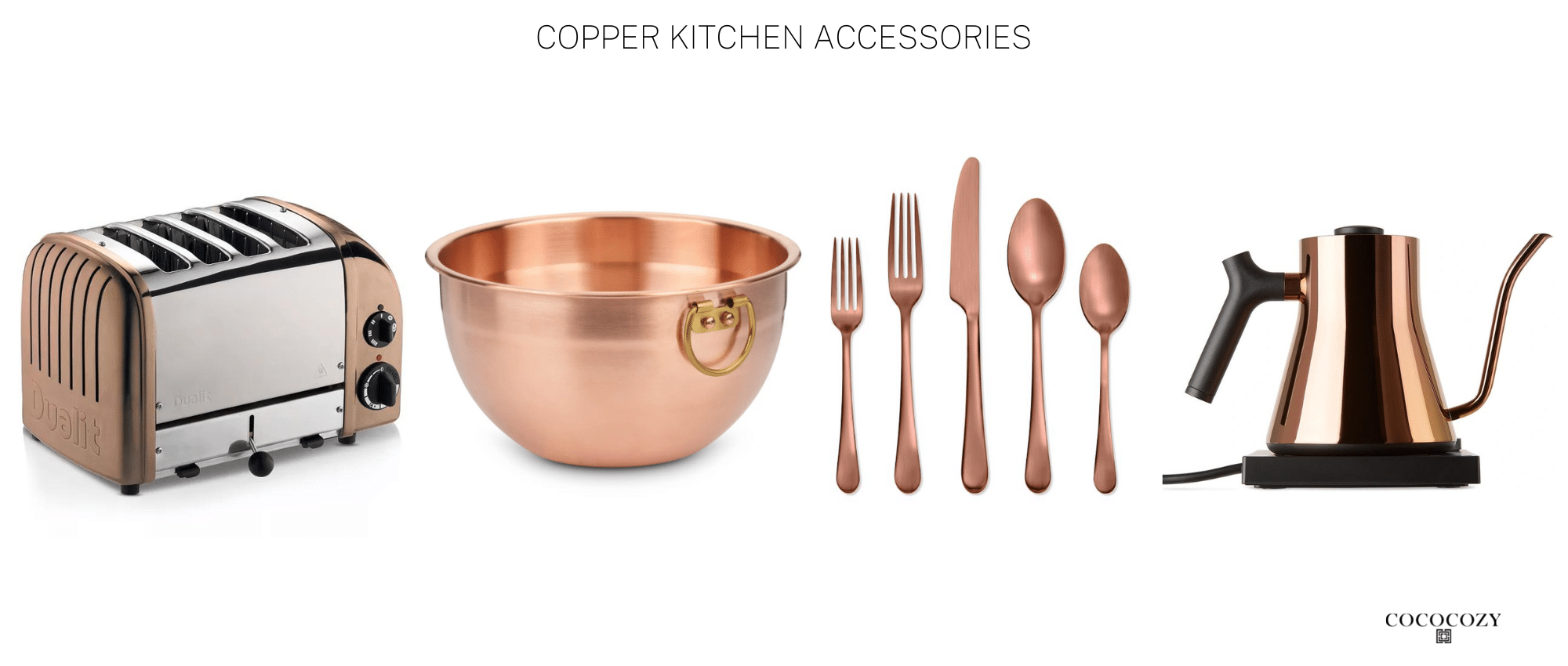 Alt tag for copper-kitchen-accessories-interiors-cococozy