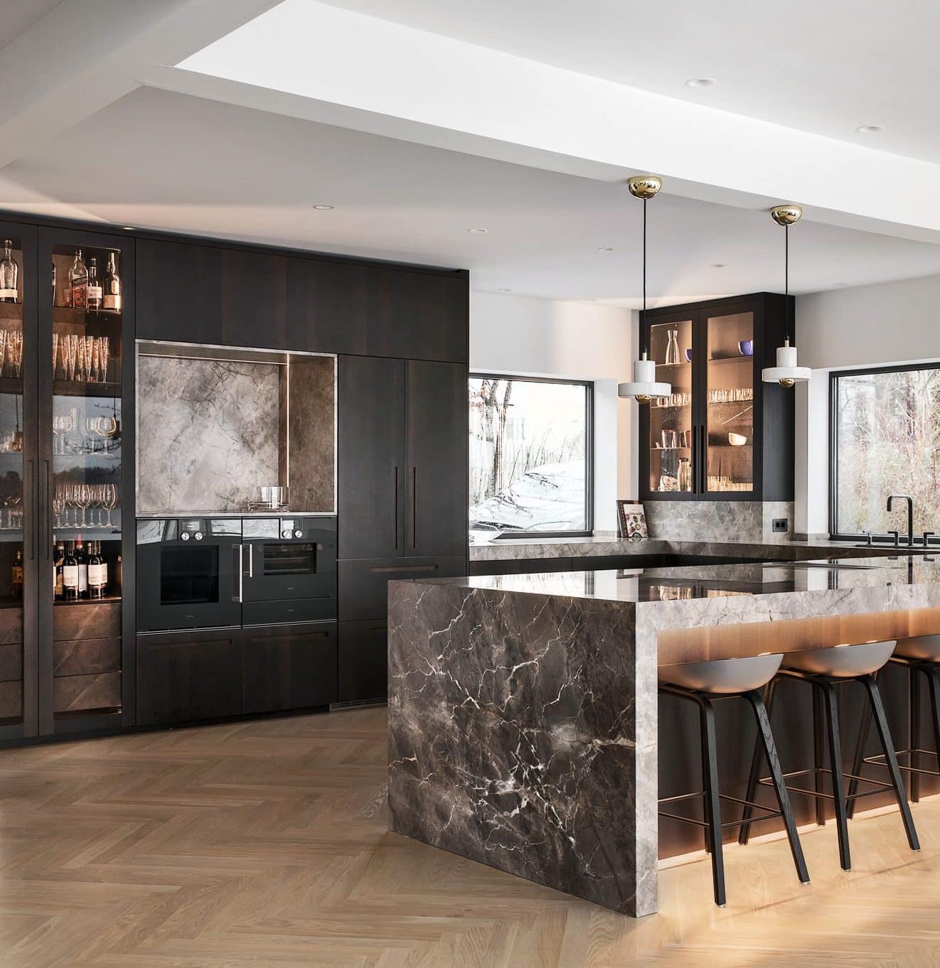 Alt tag para di-bosco-mármore-cozinha-preto-moderno-design de interiores-cococozy