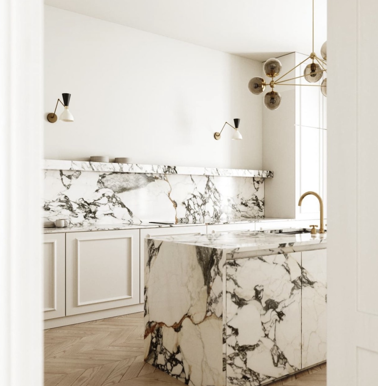 white kitchen cabinets design cococozy4