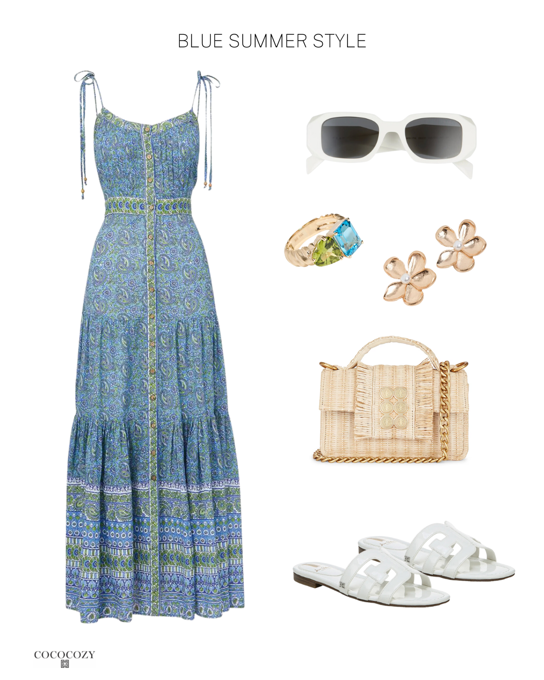 Alt tag for blue-dress-summer-outfit-cococozy