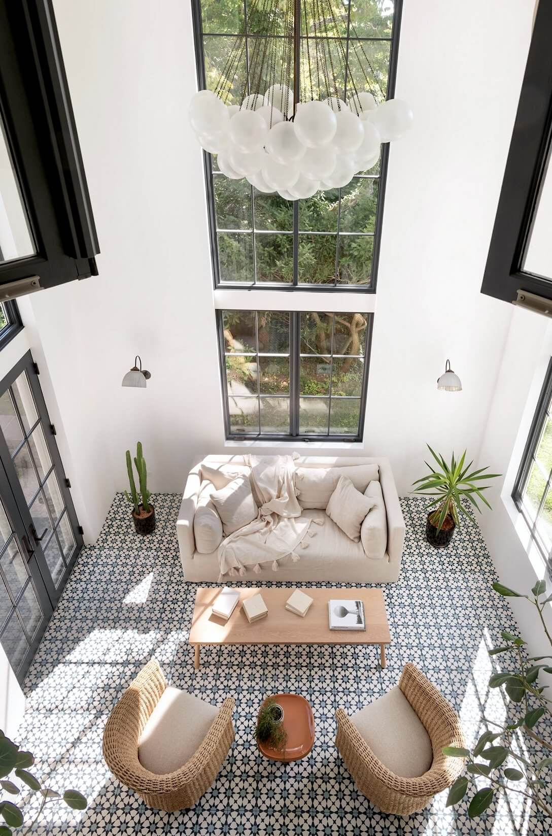 white and black conservatory makeover