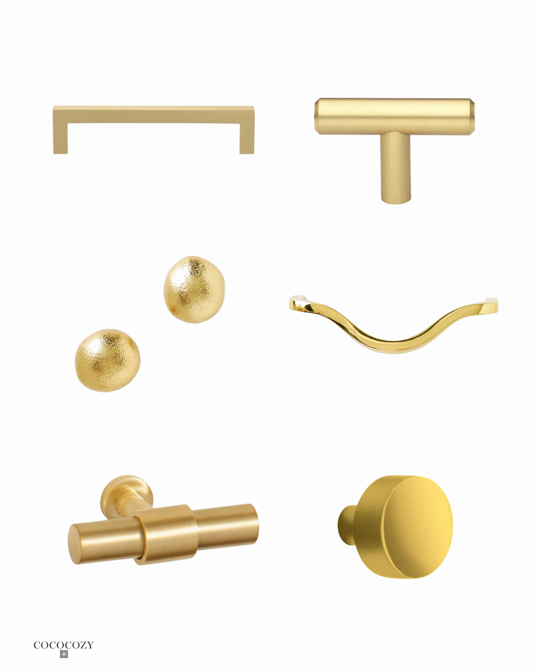 gold cabinet hardware kitchen cococozy