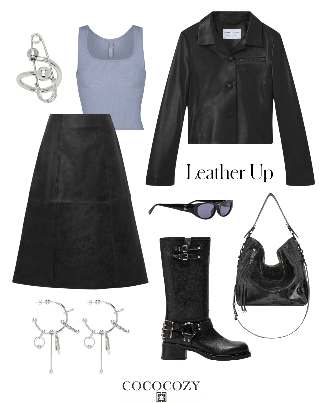 leather blazer idea