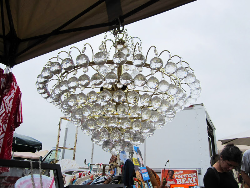 Crystal ball chandelier