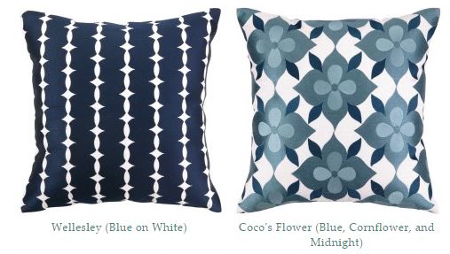 COCOCOZY Embroidered Pillows