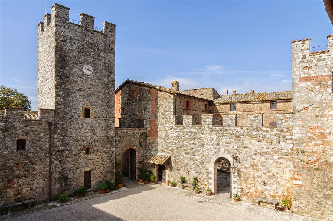 Exterior of Castello di Modanella