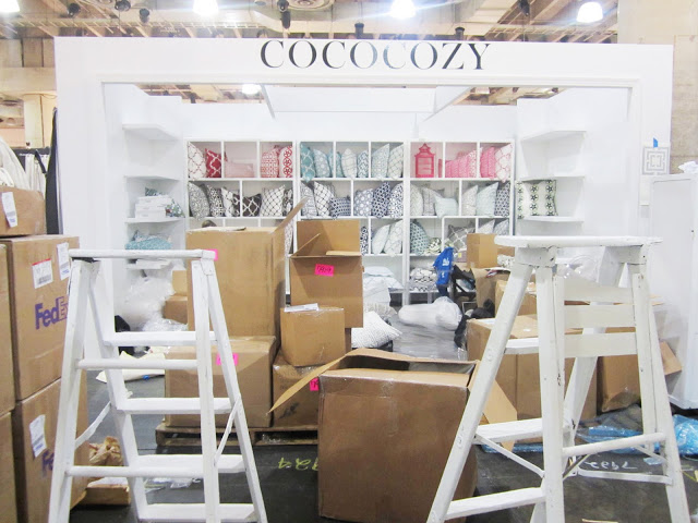 COCOCOZY booth in progress!