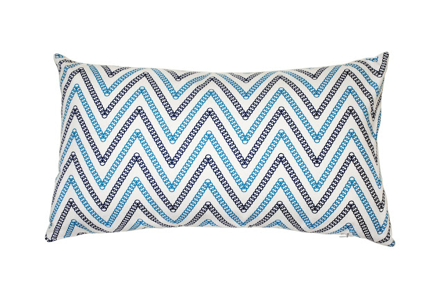 COCOCOZY Circle Chevron Pillow Special Edition for Tommy Hilfiger Surf Shack