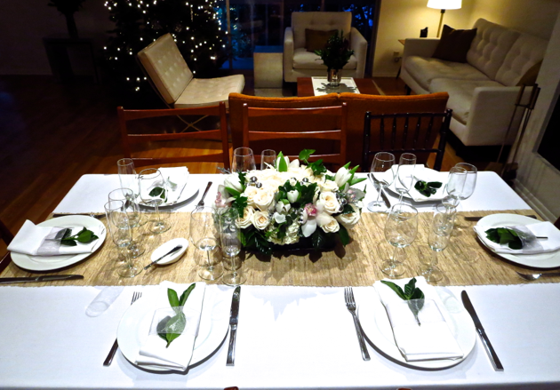 Christmas eve table