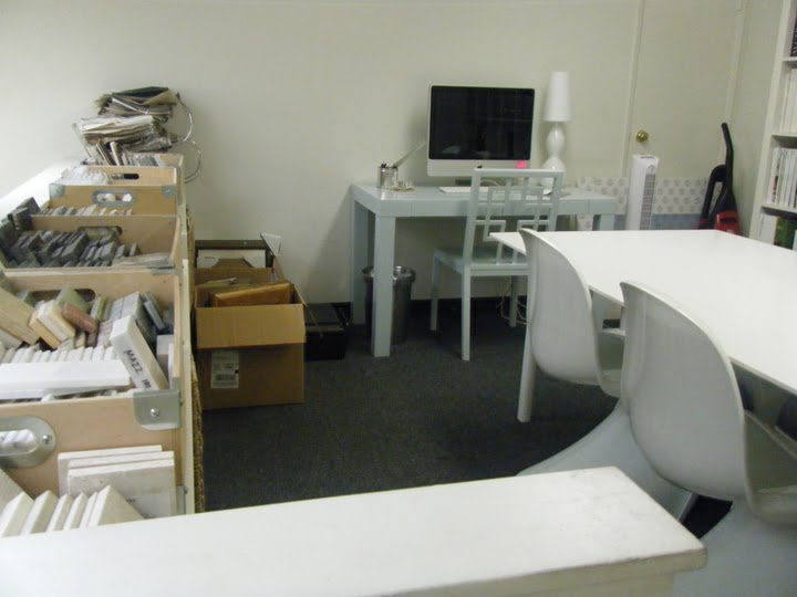 Avenue Interior Design's office before they redecorated it