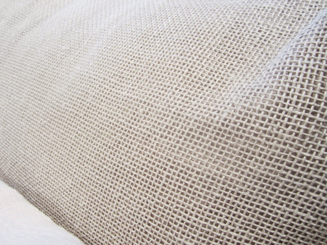 Close up of one of the mesh pillows