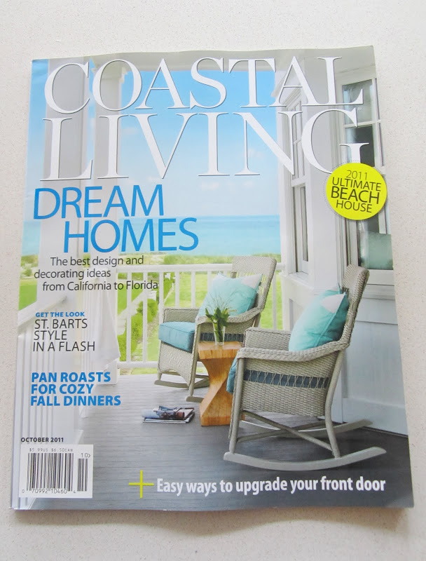 October 2011 cover of Coastal Living