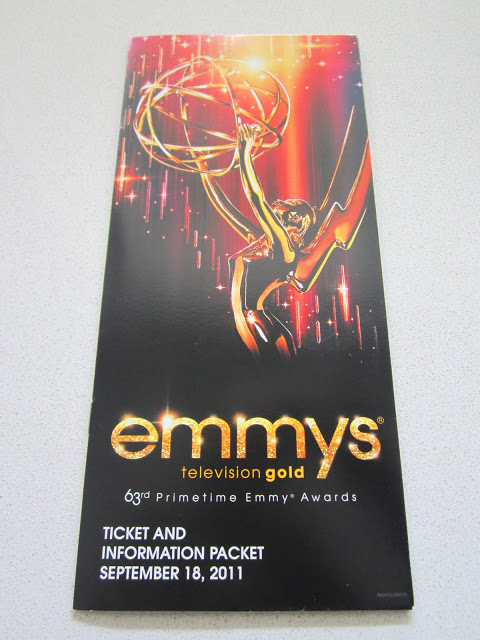 Emmy ticket and information packet