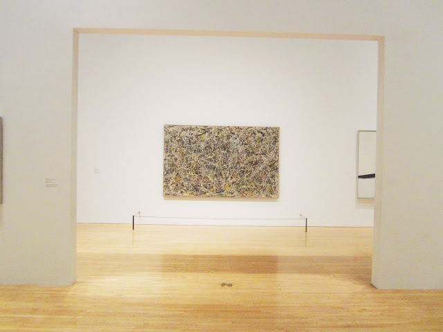 Number 1 by Jackson Pollock from a distance