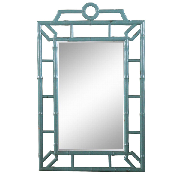 Chinoisserie Faux Bamboo Mirror