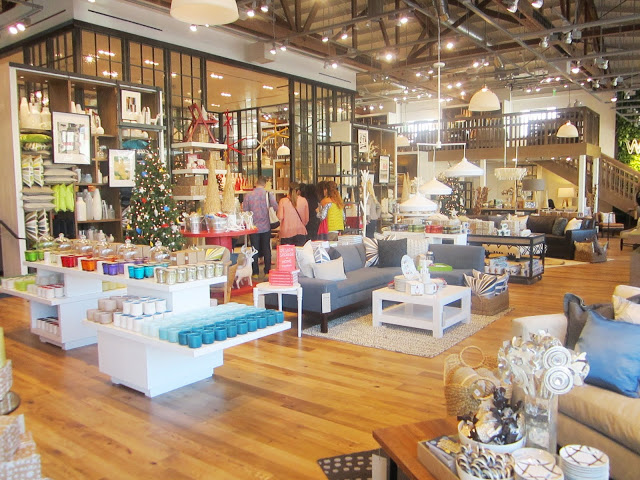 Interior of West Elm's store in Los Angeles