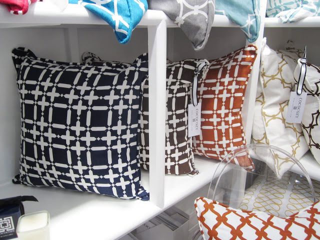 New colorways for the classic linen collection on the shelves at the New York International Gift Fair