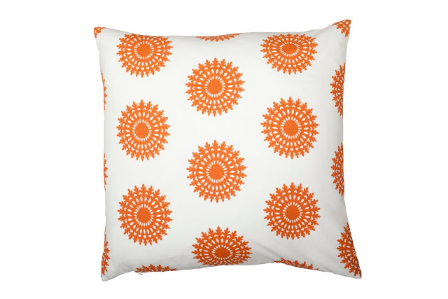COCOCOZY Wauwinet Pillow in Orange