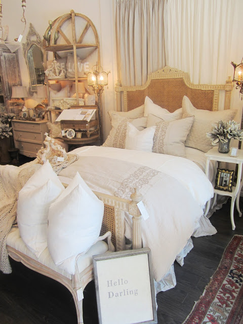 Pom Pom Interiors' bed setting with organic, natural linens