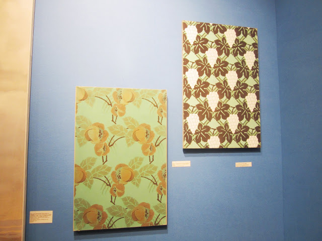 Some of the wallpaper panels at the Carolle Thibault-Pomerantz booth