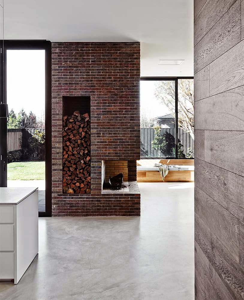 Fireplace by Robson Rak Architects