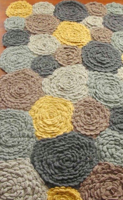 crochet rug from Viva Terra