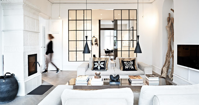 Naja Munthe's modern living room