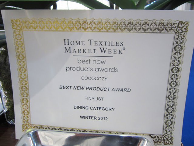 Certificate for Finalist in the Best New Products Award in the Dining Category at New York International Gift Fair 