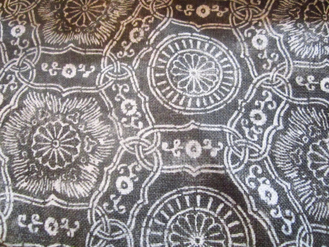 Close up of Katie Leede's fabric