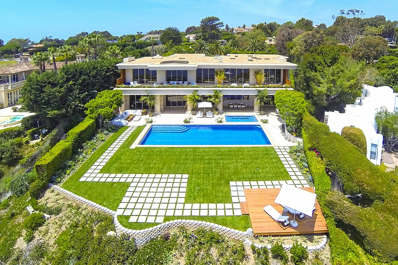 Multi million dollar beach house in Malibu, CA