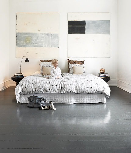 Naja Munthe's contemporary styled bedroom 