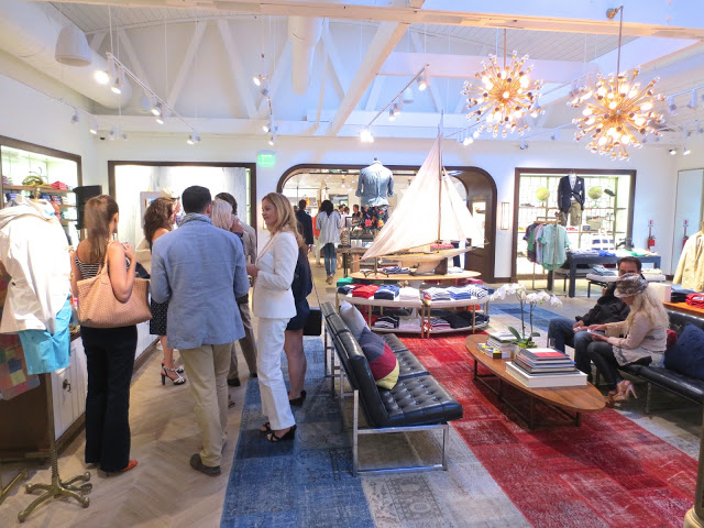 Inside the Tommy Hilfiger flagship store in Los Angeles at the Surf Shack Collection launch party
