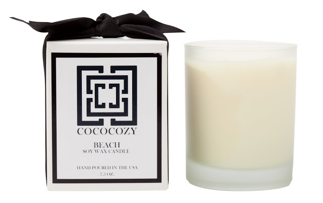 COCOCOZY Beach Candle and it's box