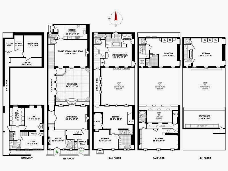 Floor plan of a NYC home