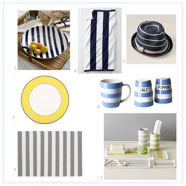 Designer Liz Joy's favorite striped things