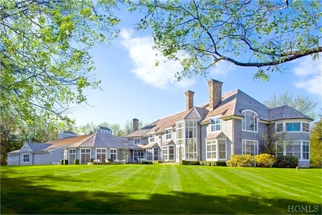 Exterior of a Bedford, NY mansion