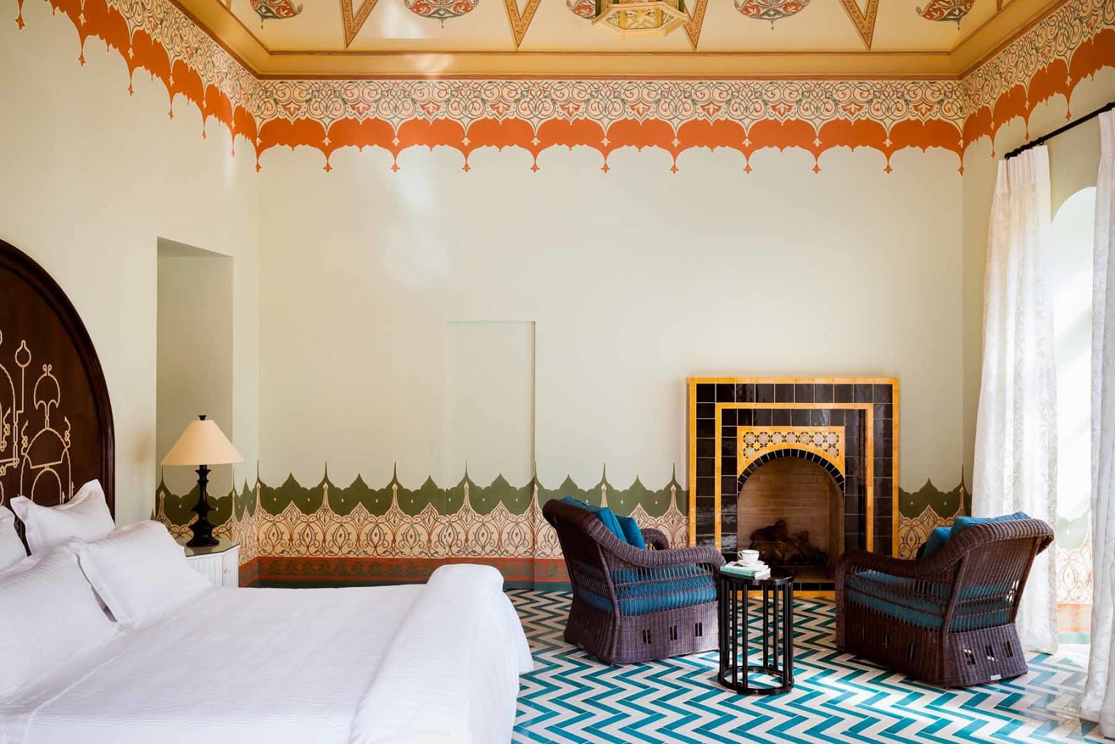Marrakech inspired bedroom by Jerome Galland