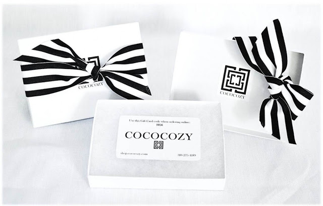 COCOCOZY gift card and gift box
