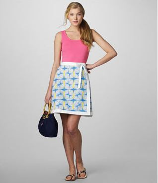 Reversible wrap skirt by Lilly Pulitzer