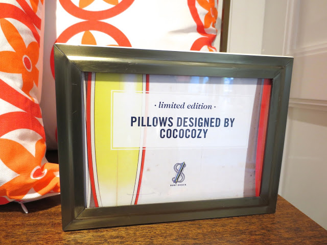 COCOCOZY pillows in Tommy Hilfiger's flagship store in Los Angeles