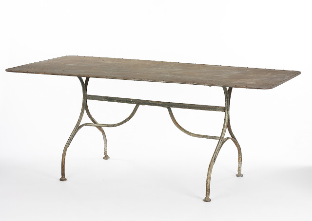 Iron dining room table