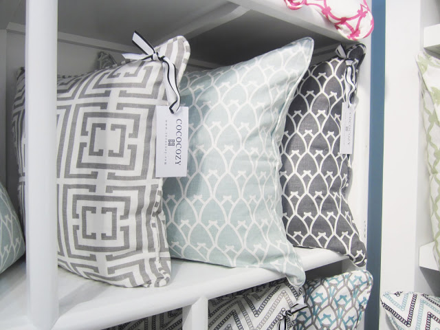 COCOCOZY pillows at the New York International Gift Fair